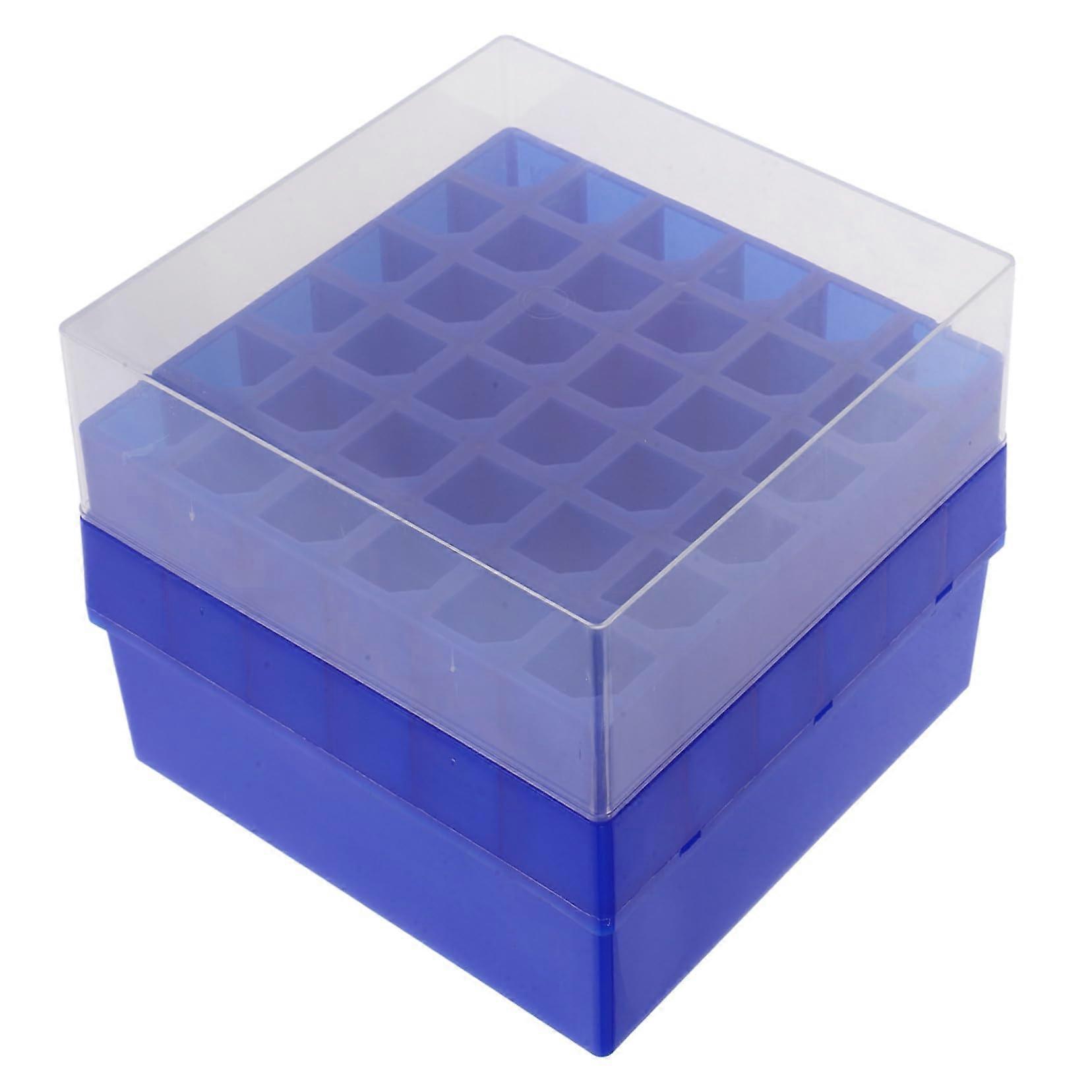 Cryogenic Storage Box for Test Tubes, Plastic Holder, Low Temperature Resistant Laboratory Rack