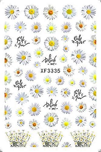 Nail Stickers Wraps XF3335 Multicolor SelfAdhesive Full Coverage for DIY Manicure