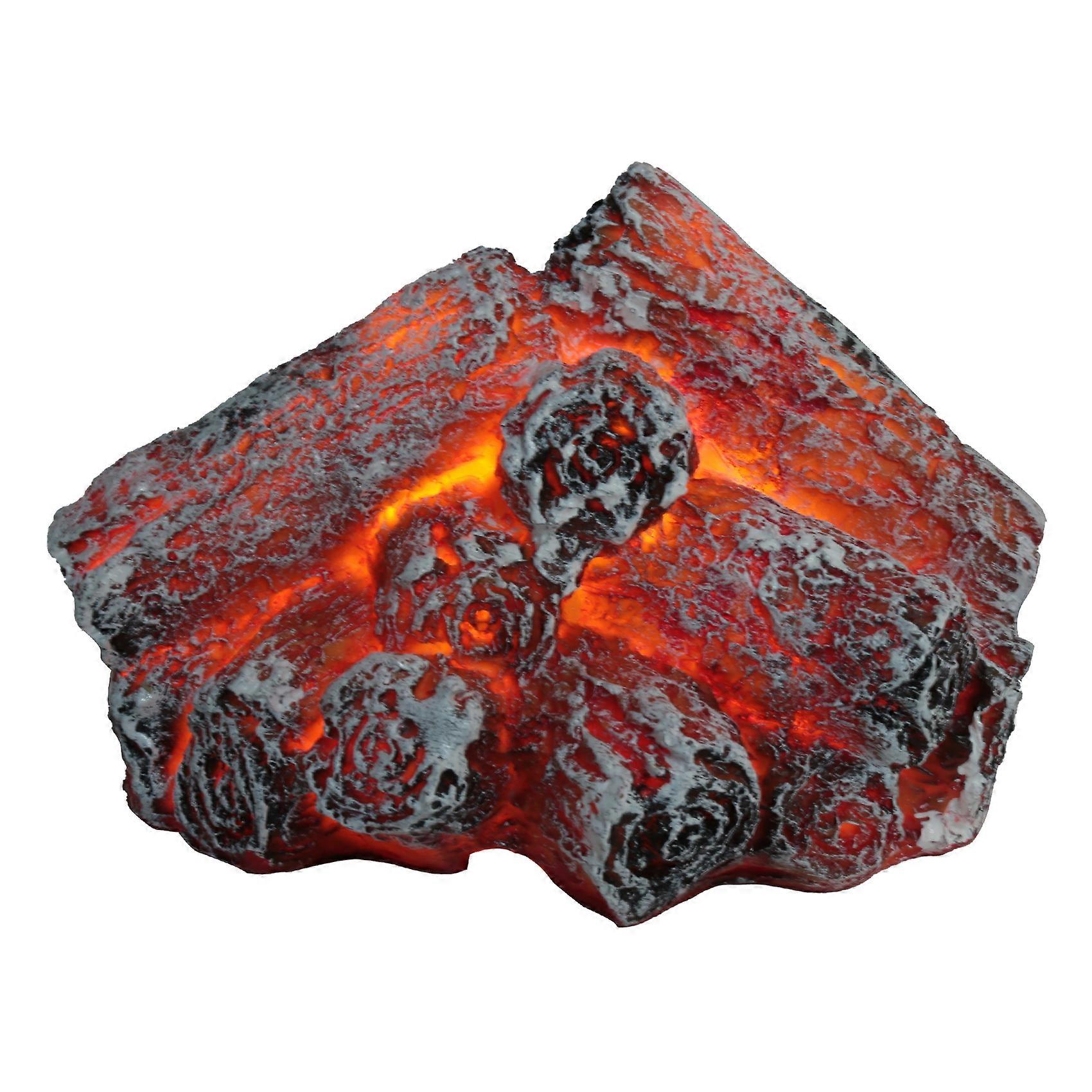 LED Artificial Fire Flame Light, Flameless Fireplace Light