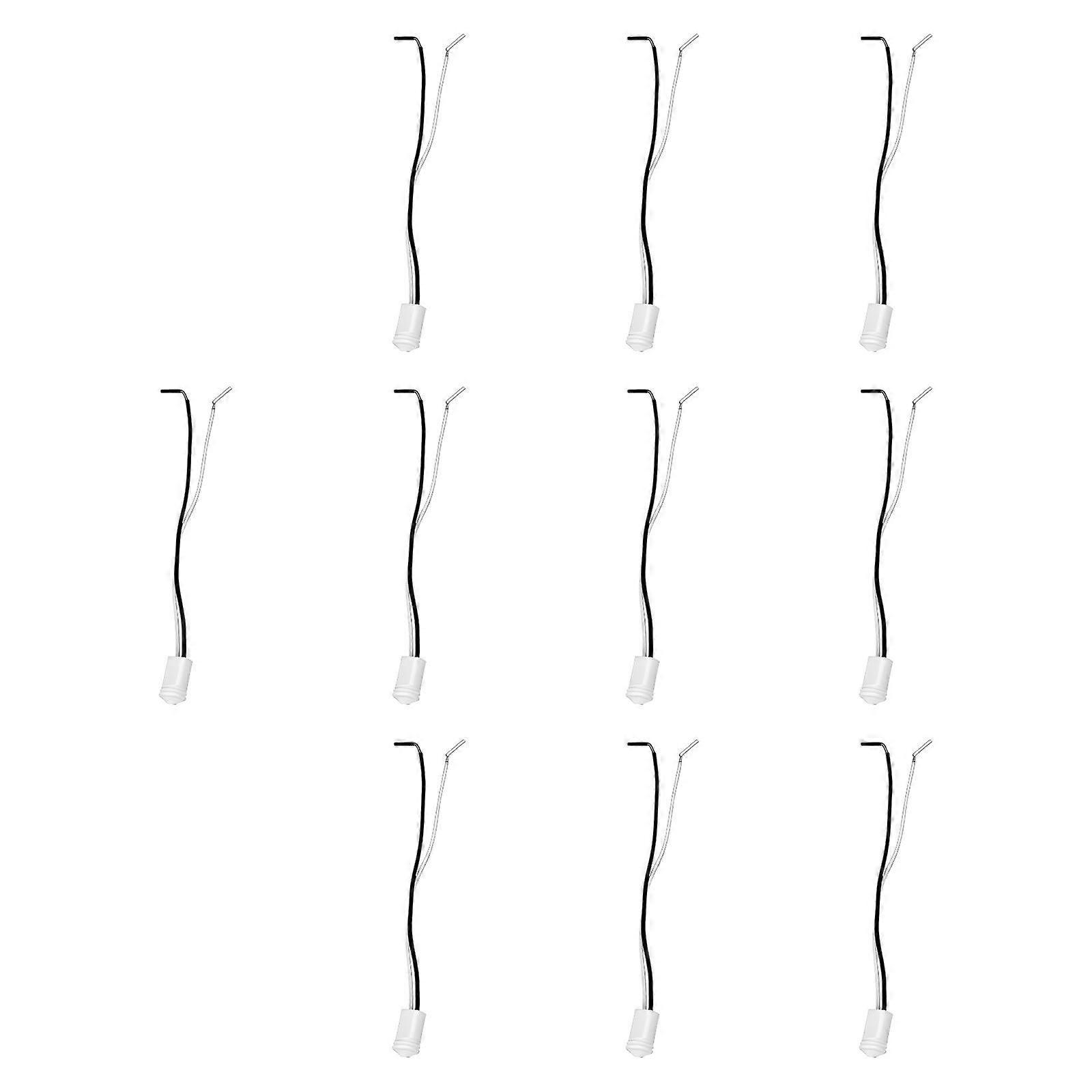 10Pcs G 4 Light Socket Socket Adapter for Lighting Projects Office Commercial