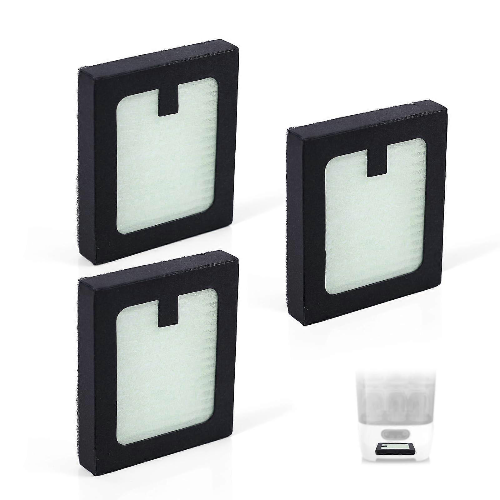 HEPA Filter Replacement 3pcs Captures Fine Particles Extends Lifespan for Baby Brezza Bottle Washer