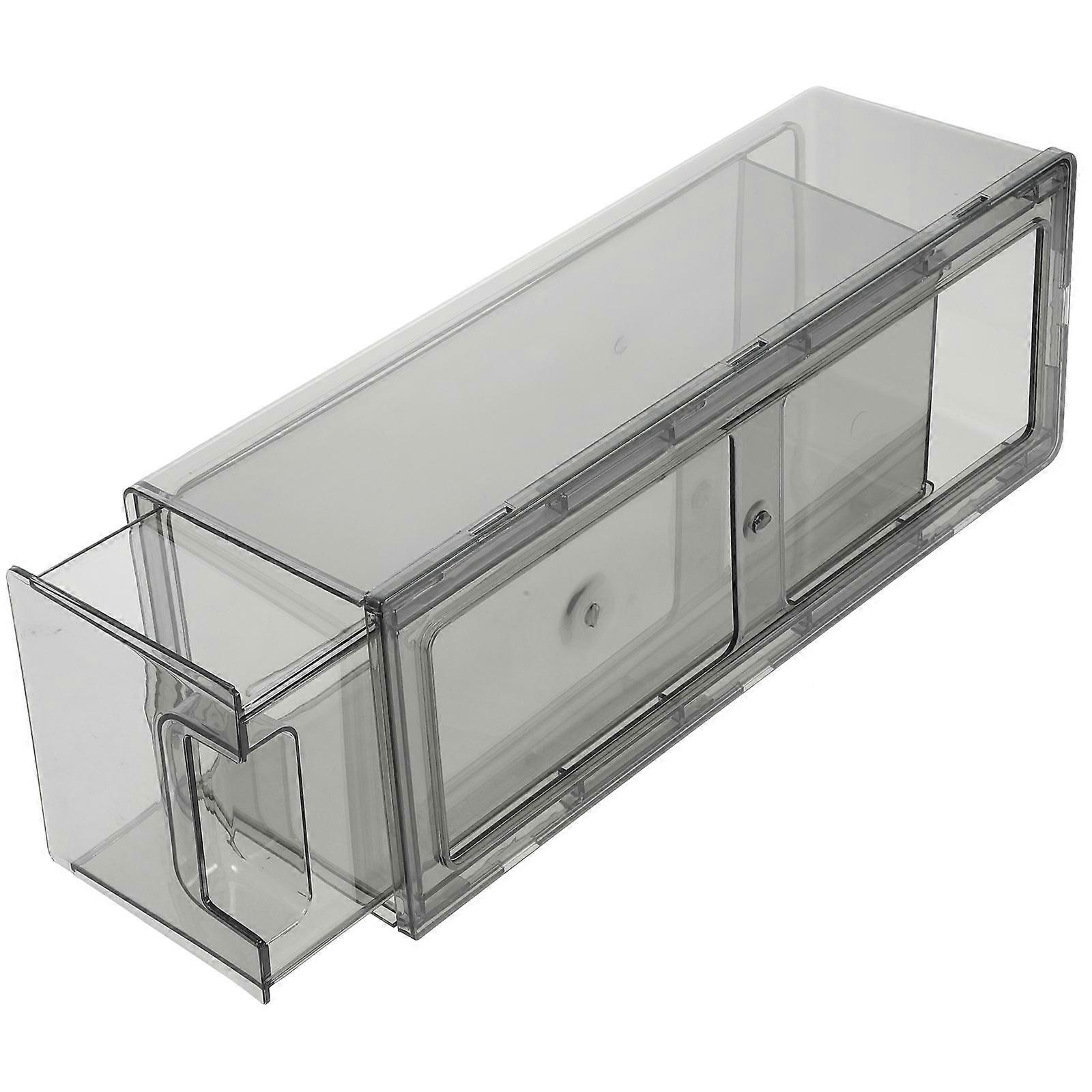 Icebox Storage Bin Stackable Refrigerator Organizer Bin for Food Storage