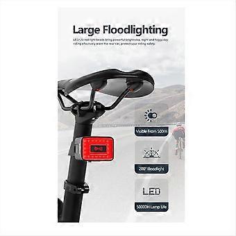  Cykel Intelligent Radar Baglygte Cykel Smart Bagbremse Sensing Lampe Ebike LED Cykelsensor Wa