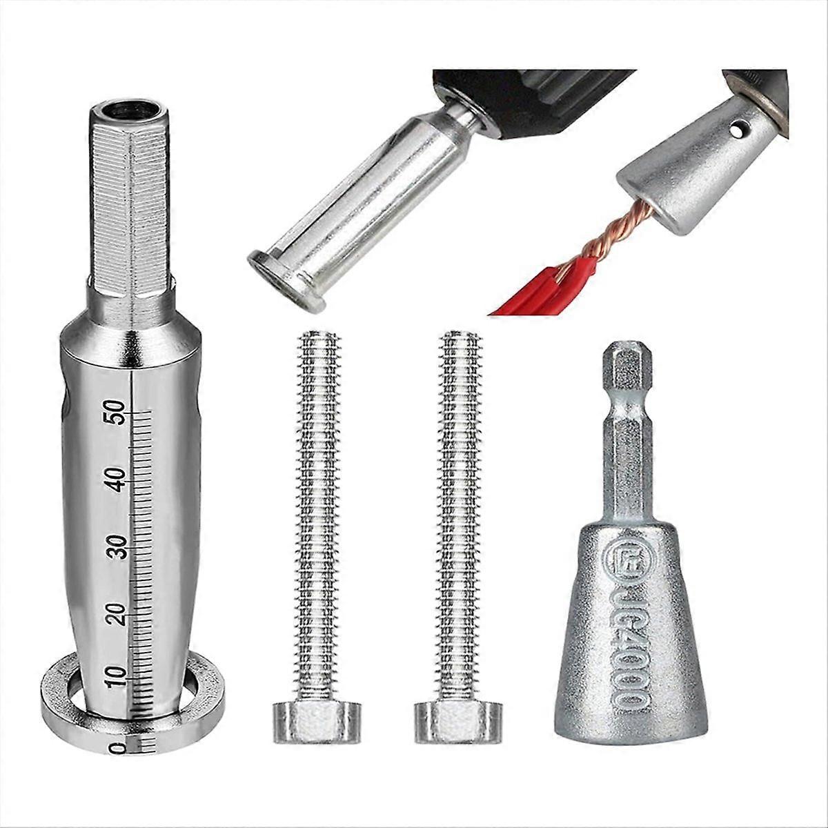 2pc wire stripping and twisting tools for drilling