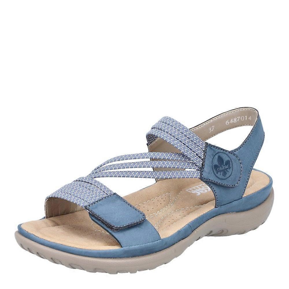 Women's Rieker Sandals 64870-14 Blue