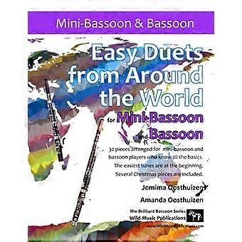 Easy Duets from Around the World für Mini-Fagott und Fagott: 32 spannende Stücke arrangiert für zwei Spieler, die alle Grundlagen kennen.