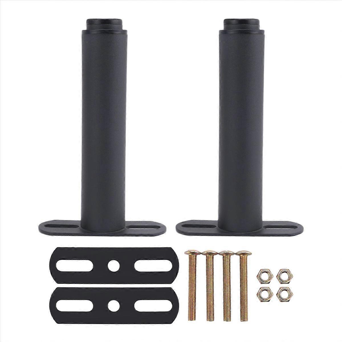 2PCS (7-13.5Inch) Adjustable Metal Bed Frame Support Legs