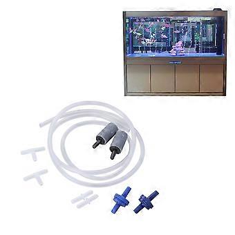Set Air Pump Accessories for Aquarium Use 1M Tubing 2Pcs