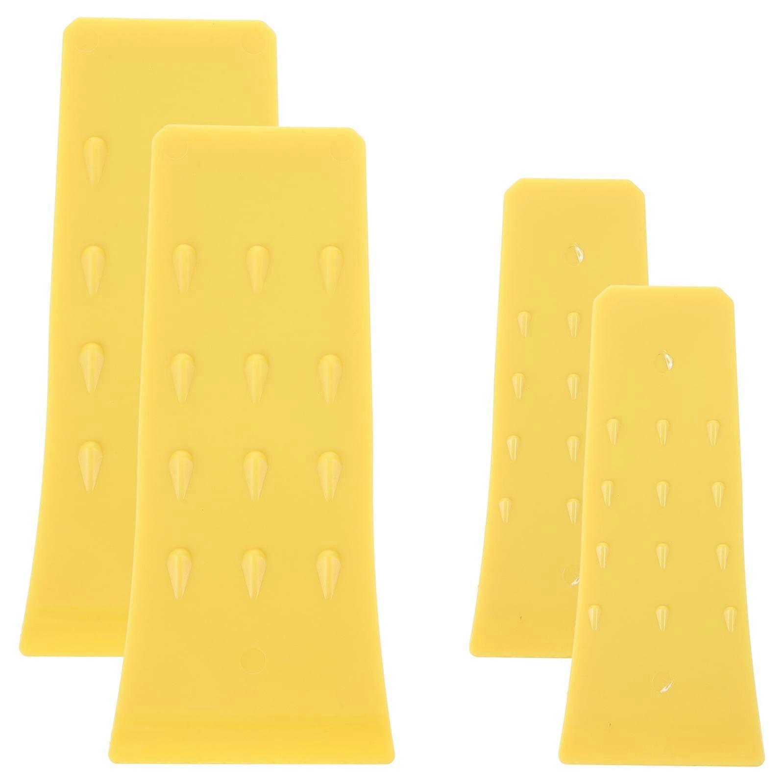 Outdoor Logging Tool Yellow 4Pcs 7.9x3.5in