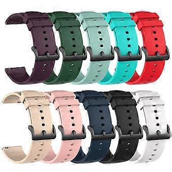 10Pack 22mm Silicone Smartwatch Bands, Glossy Sport Straps, MultiDevice Compatible