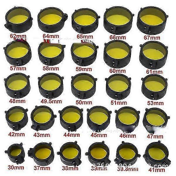 Yellow Inner diameter 61mm Matte cover for scope