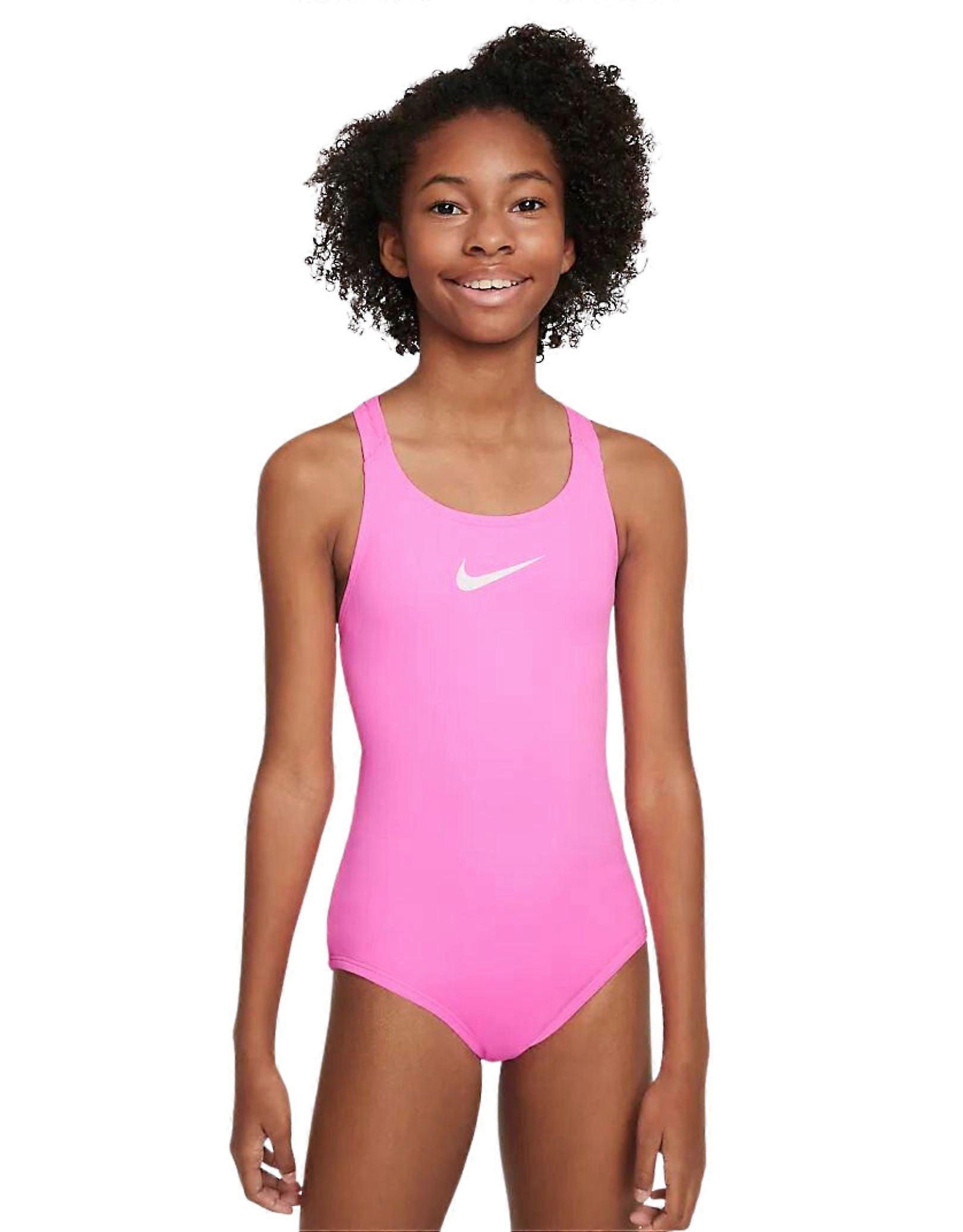 Nike Racerback badedragt til piger - Pink