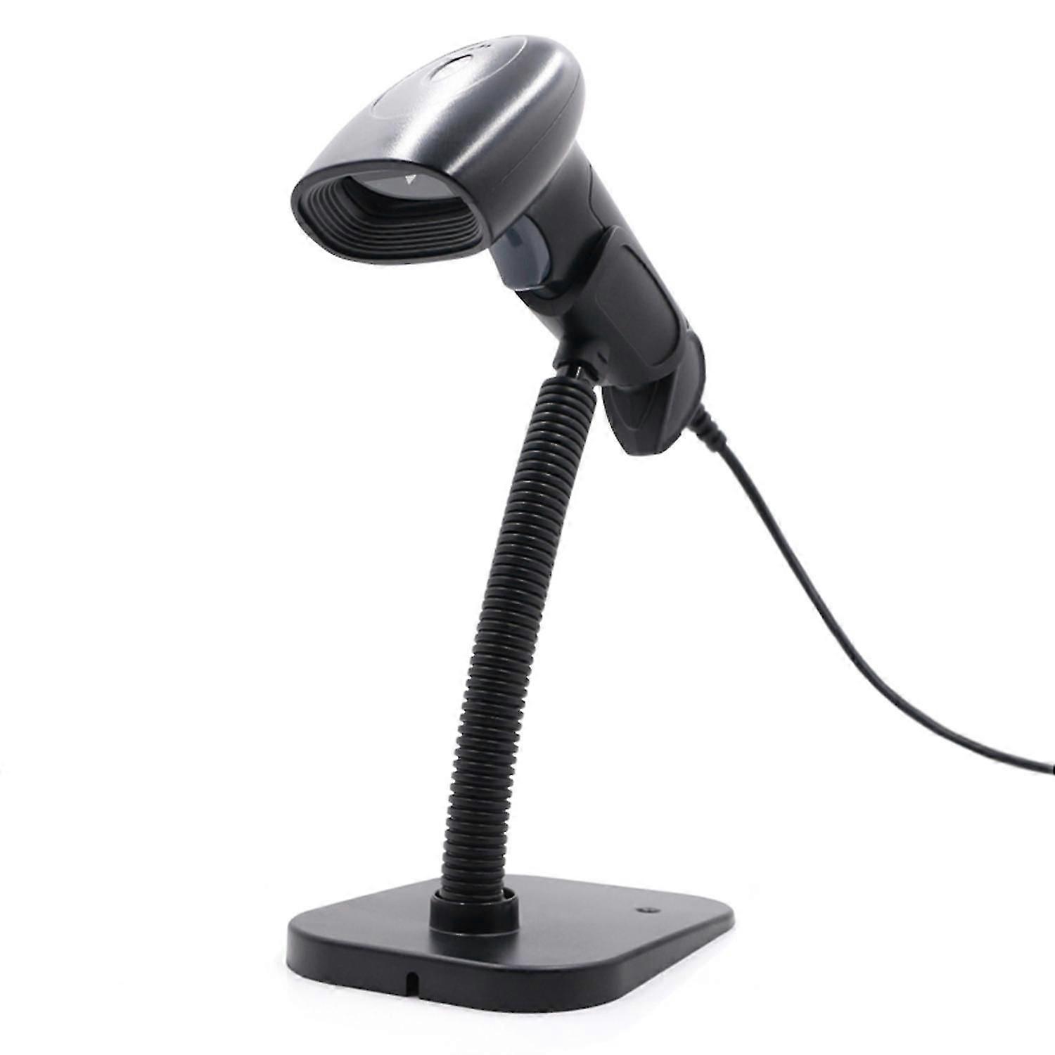 USB Barcode Scanner 1D 2D QR Handheld Wired Bar Code Reader with Stand