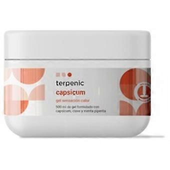Capsicum soothing gel heat effect 500 ml 500 ml of gel