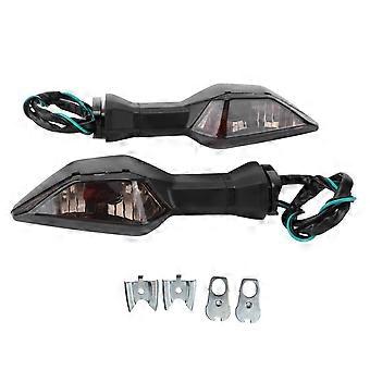 Motorrad Blinker Gelblicht Ersatz für NINJA 250 300 400 650 1000 2018?2020 12VBlack