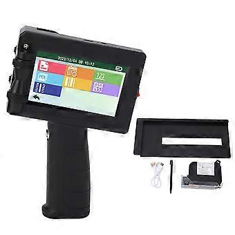 12.7mm Handheld Inkjet Printer 4.3 Inch LED Touchscreen Quick Dry Inkjet Printer Kit for Characters Barcode Graphics Date