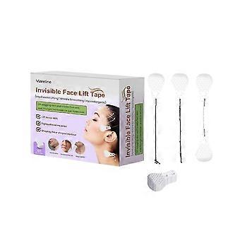 Bande adhésive pour le cou, bande liftante invisible pour le cou, bande adhésive pour le visage, bande liftante invisible pour le visage, bandes adhésives instantanées en forme de V pour lifter la peau relâchée, les yeux, le double menton et les rides