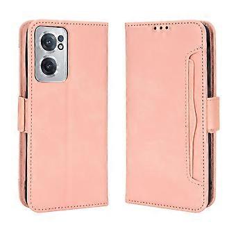 Compatible With OnePlus Nord CE2 5G Kickstand Protective Wallet case with Credit Card Holder,Flip PU Leather Shockproof Cover