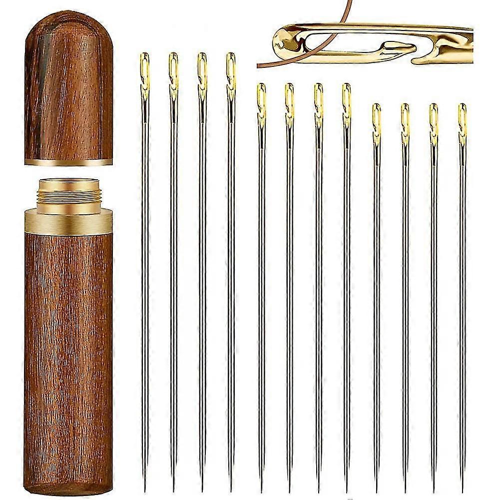 SNQTV-Self-threading Needles,sewing Needles For Hand Sewing,for The Elderly,easy Side Threading Stitching