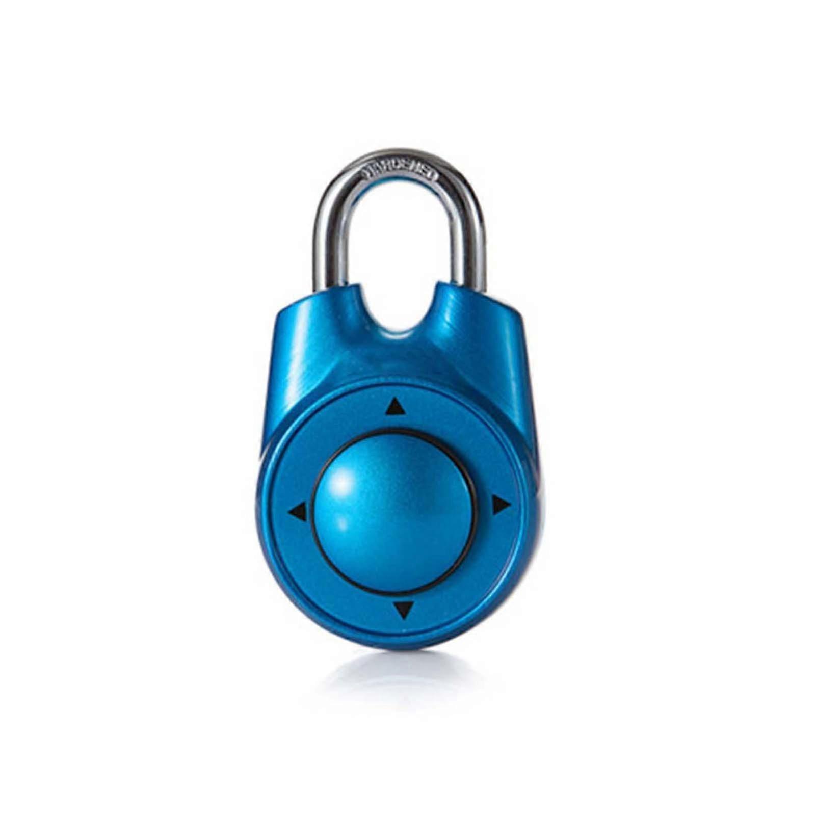 Master/master Direction Locker Gym Padlock-  Blue