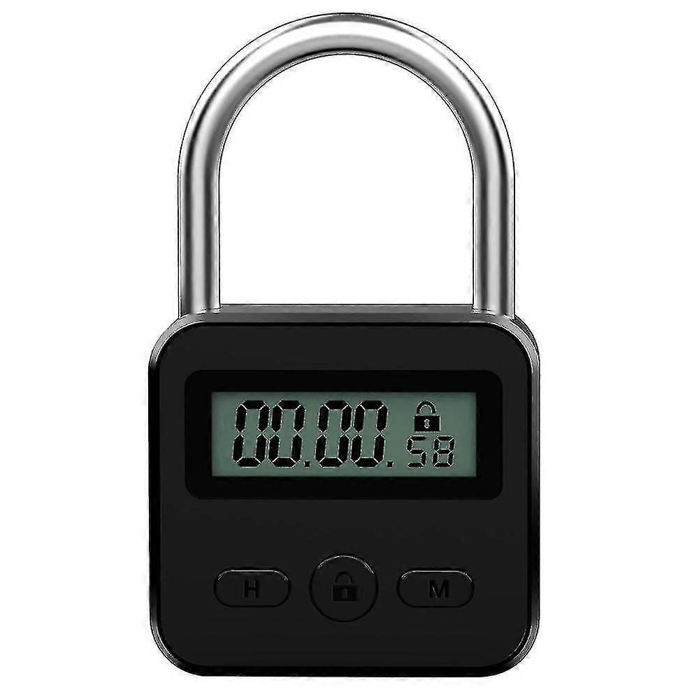 Metal Timer Lock Lcd Display Multi-function Electronic Time 99 Hours Max Timing Usb Rechargeable Ti-Yvan-Yvan