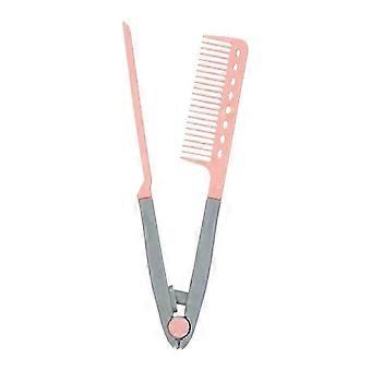 Pettine professionale per lo styling resistente al calore per lisciare e lisciare i capelli con impugnatura ergonomica antiscivolo, ideale per l'uso domestico e in viaggio.