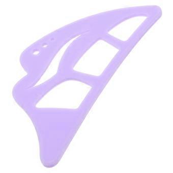 Women Makeup Silicone Eyeshadow Stencil Tool Lavender 4Pcs Reusable Templates