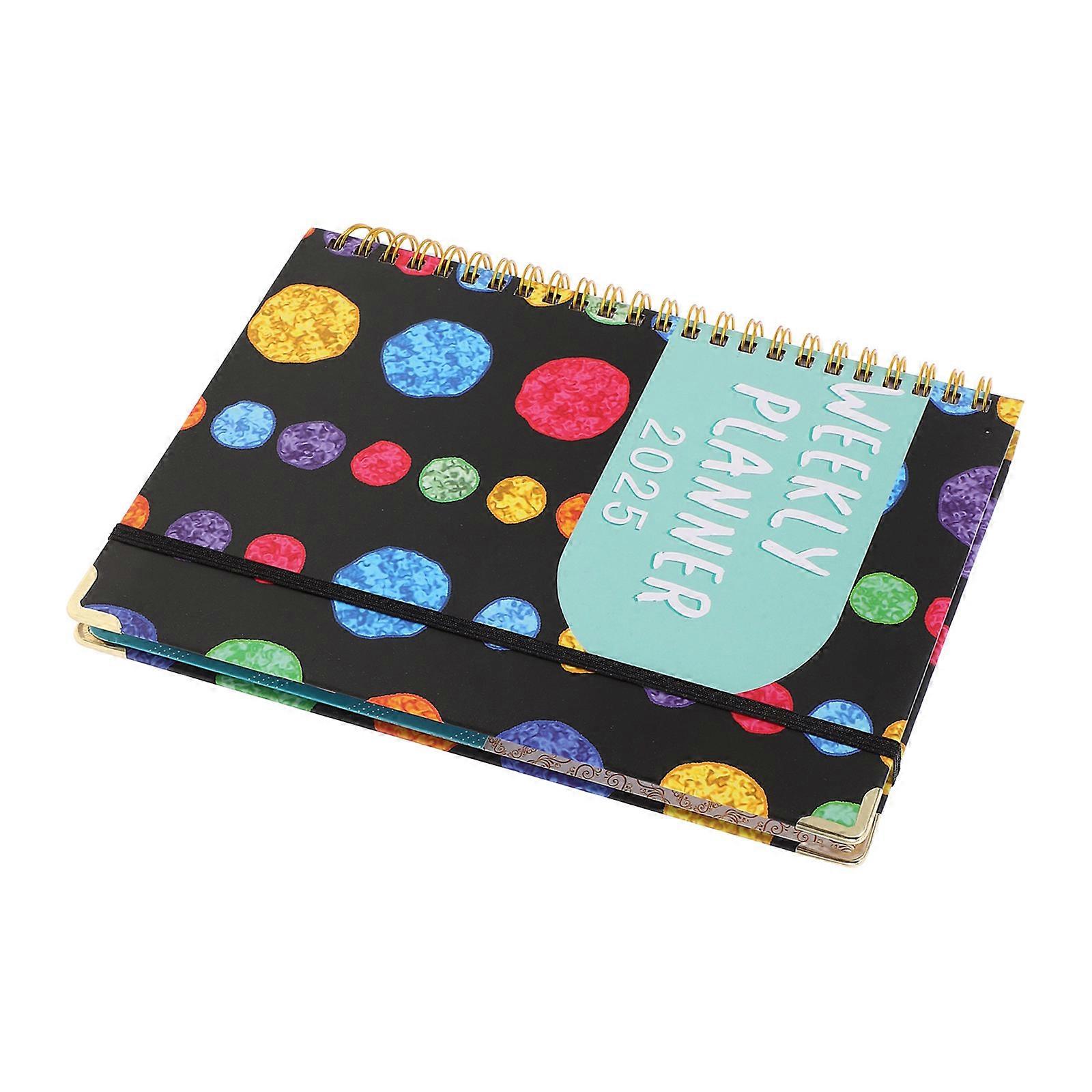 Academic Planner 3Pcs 2025 Paper Notebook for Portable Note Taking