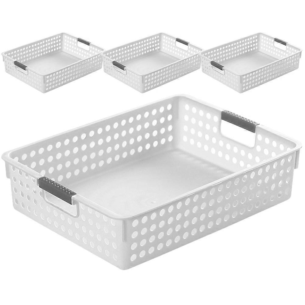 Storage Baskets Stackable Storage Basket for Multi-Purpose Use 4Pcs