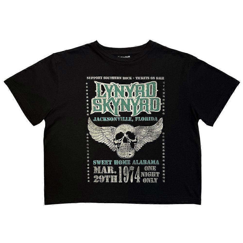 Lynyrd Skynyrd Winged Skull Crop Top
