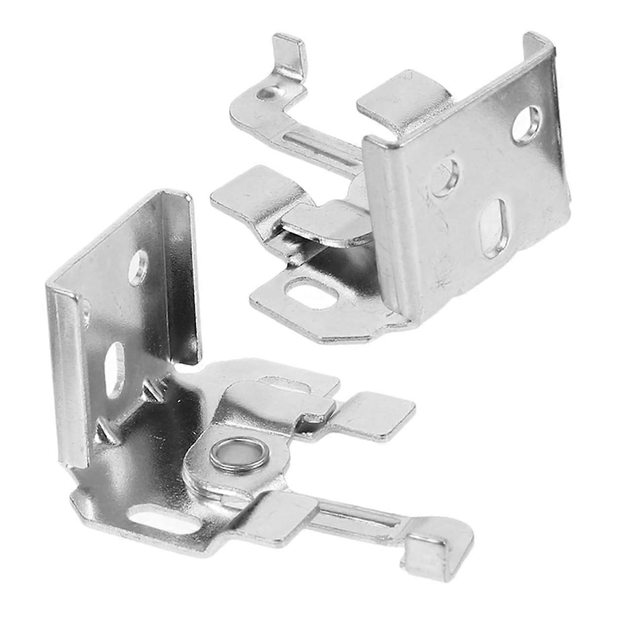 Roller Blind Brackets Metal Replacement Set with Windproof Secure Support for Curtains