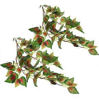 Wear-Resistant Fake Plant Reptile Decor for Decoration 8Pcs Pack