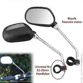2pcs Bicycle Handle Rearview Mirror Reflector Angle Adjustable Left Right Mirrors Outdoor Safety Riding Bicycle Accessories