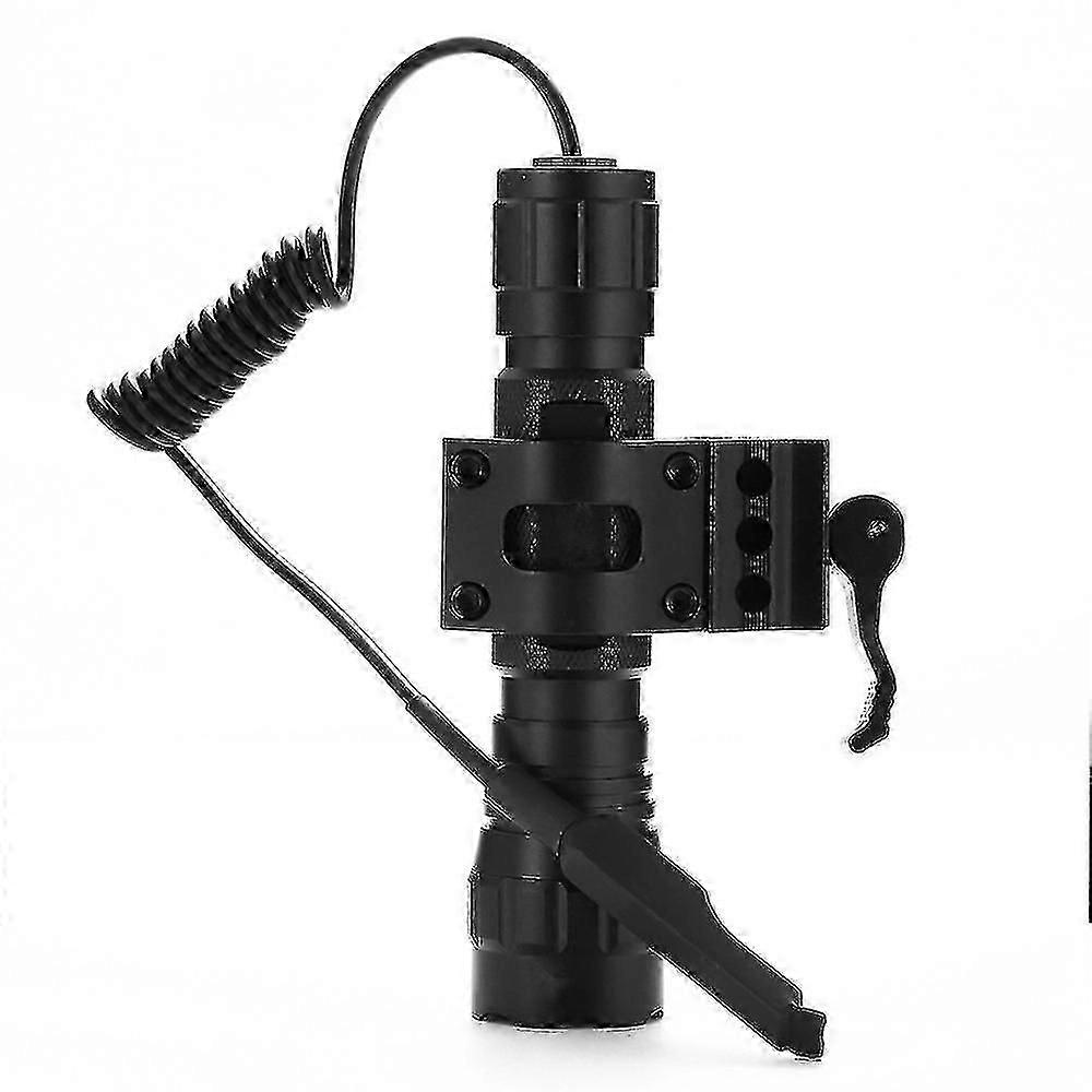 Zoomable Led Flashlight Set Flashlight 18650 Flashlight Tactical Flashlight +20mm Ra