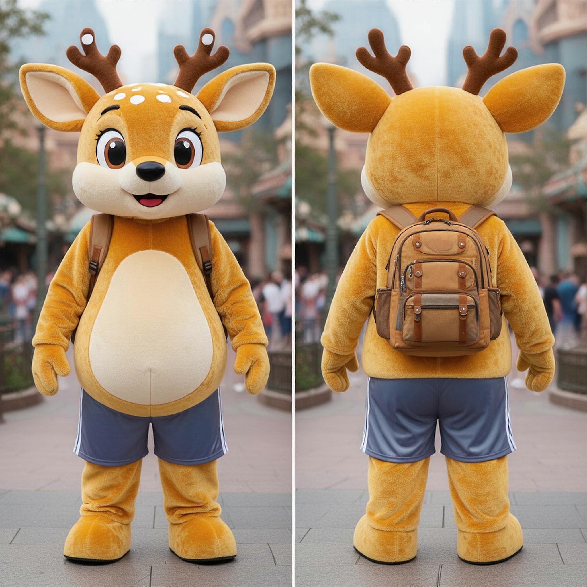 MASTICOT Golden Soft Roe Deer Mascot
