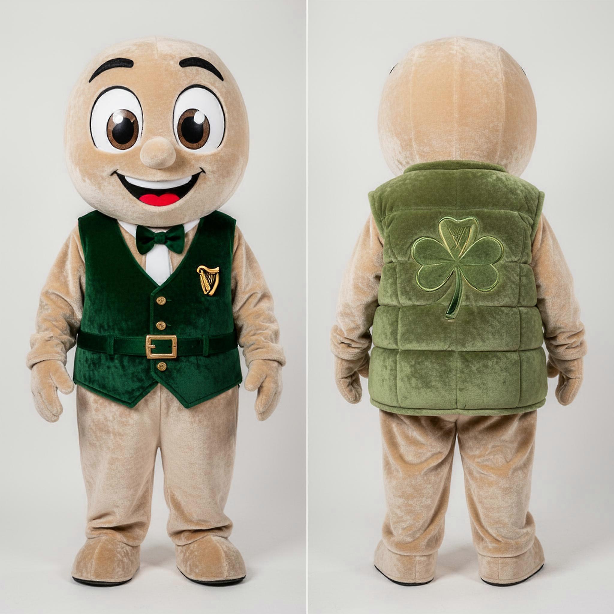 MASTICOT Beige Smiling Guinness Mascot