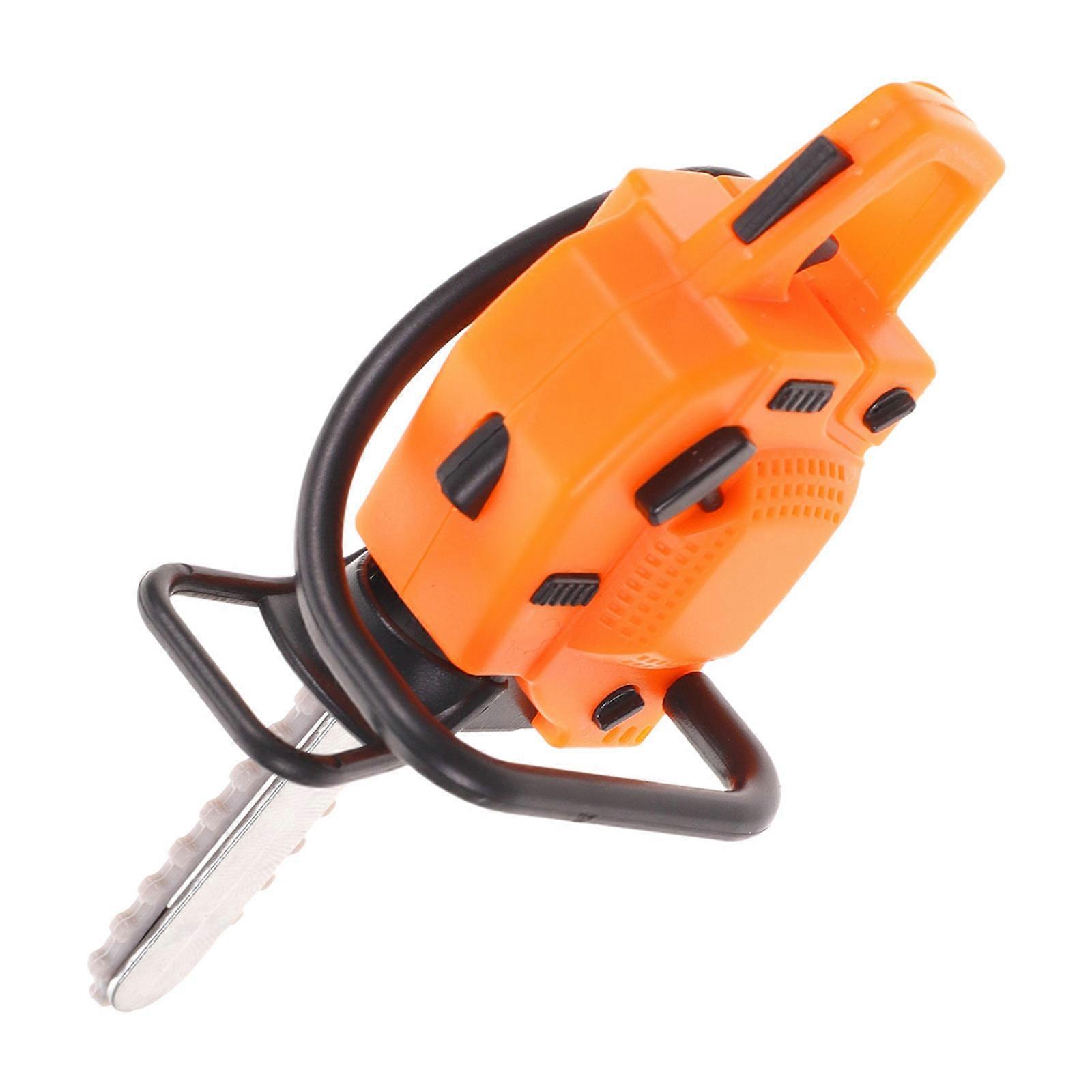 Mini Chainsaw Model for Mini House Decor Durable PVC Simulation Prop