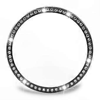 Scratch-Proof Slim Alloy Watch Protector Compatible with Galaxy Watch 4 42mm 46mm, Diamond Design Frame Replacement Accessory