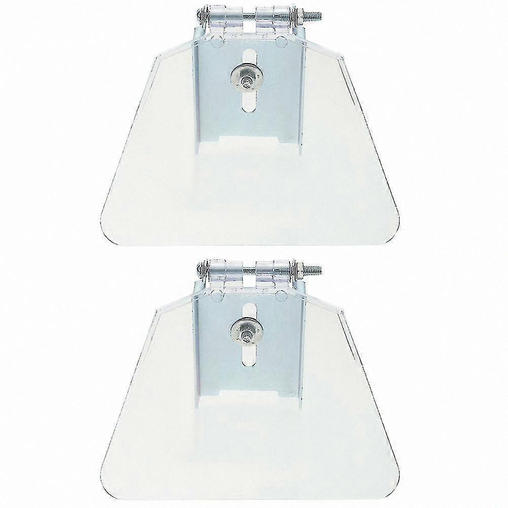 2-Pack Grinder Eye Shield Attachments with Screws for Bench Grinders Protector Replacement Parts