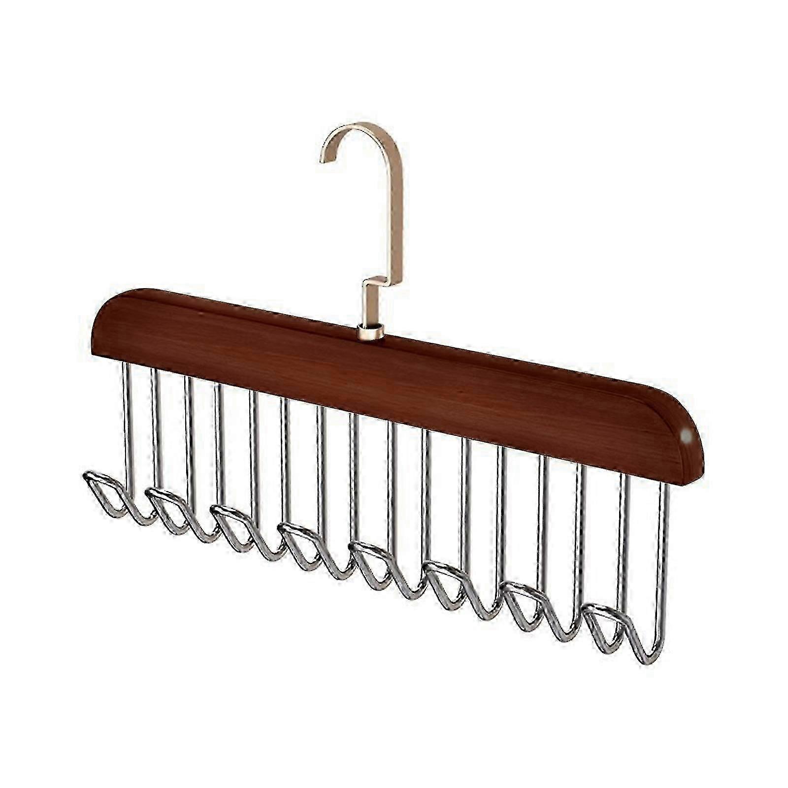Solid Wood Rotating Accessory Hanger
