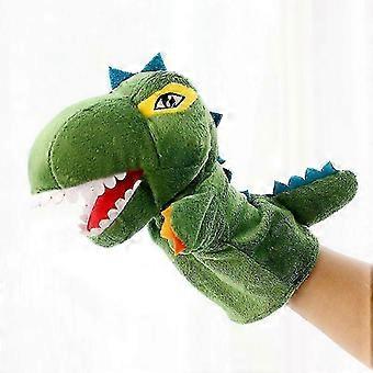 Green Dino Puppet With Moving Mouth