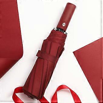 12 Bones Windproof Double Layer Resistant Umbrella Fully Automatic Rain Men Women Luxury Business Male Large Umbrellas Parasol