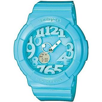 Casio baby-g Quartz Analog Woman Watch with BGA-130-2BER Plastic Bracelet