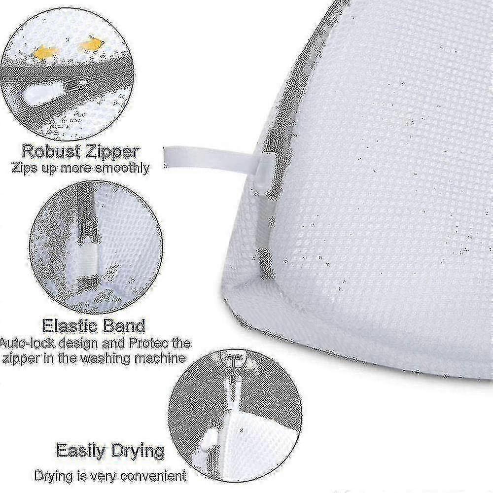 2pcs Durable Mesh Shoe Laundry Bags