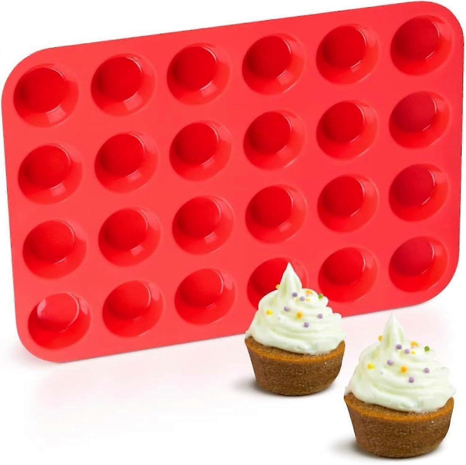Collapsible Round Silicone Muffin Tray