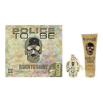 Herrenparfümset Police TO BE BORN TO SHINE FOR MAN EDT 2-teilig
