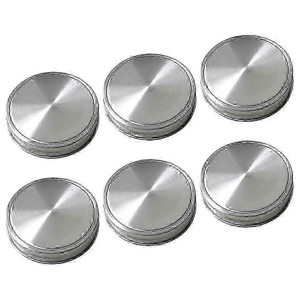 Leakproof Canning Lids Mason Jar Covers for Multipurpose Use 6Pcs Pack