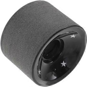 Black PU Skate Wheel Strong Wear Resistance