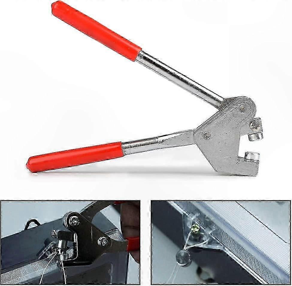 Compact Meter Sealing Plier with Red Grip