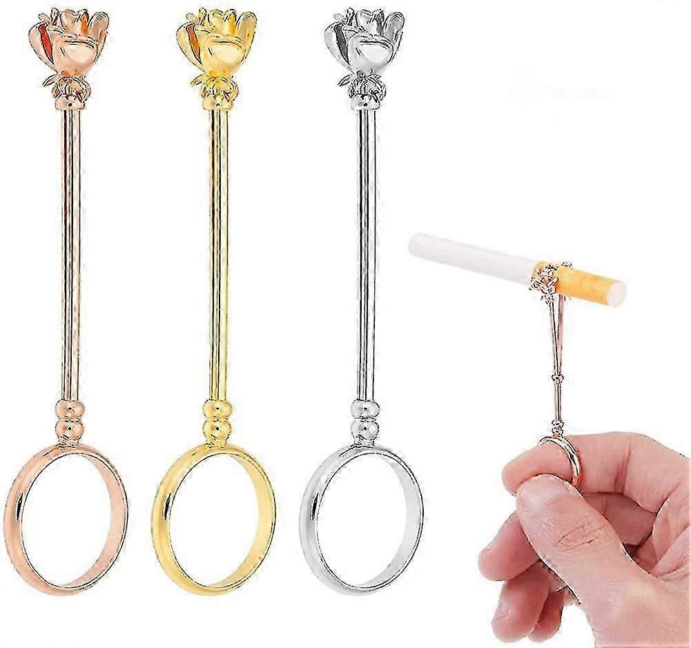 Handmade Metal Cigarette Ring Set